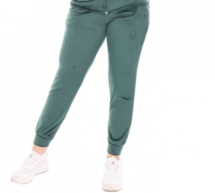 Trening dama, catifea soft, fermoar, verde Emerald, e-Cadou [2]