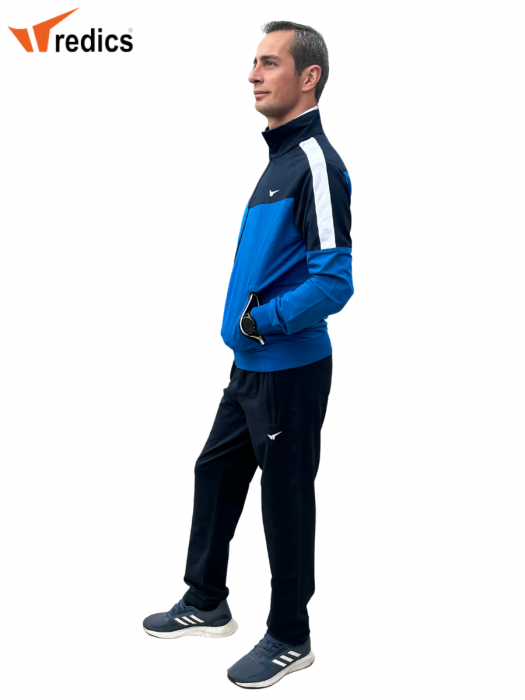 Trening REDICS pentru barbati din bumbac, 2 piese,  Tracksuit 220003, bleomarin cu albastru [2]