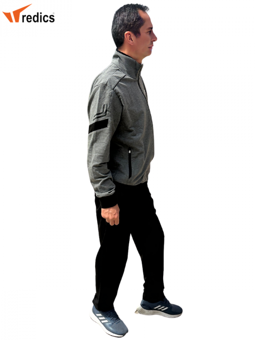 Trening REDICS pentru barbati din bumbac, 2 piese,  Tracksuit 210068,Gri cu negru [2]