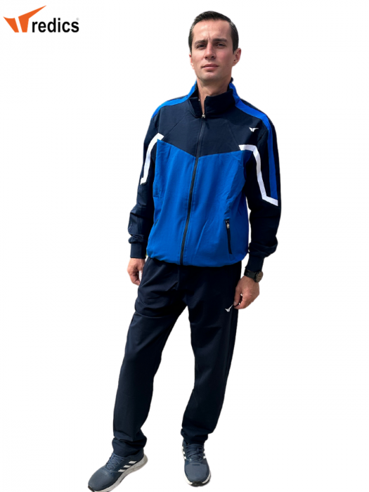 Trening REDICS pentru barbati din bumbac, 2 piese,  Tracksuit 210016 bleomarin cu albastru [1]