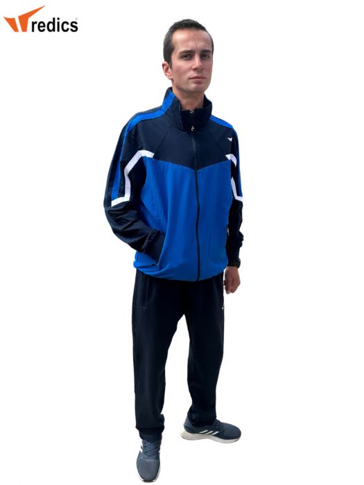 Trening REDICS pentru barbati din bumbac, 2 piese,  Tracksuit 210016 bleomarin cu albastru [2]