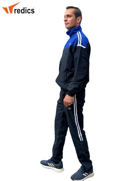 Trening REDICS pentru barbati din foita, 2 piese,  Tracksuit 210006 bleomarin cu albastru [2]