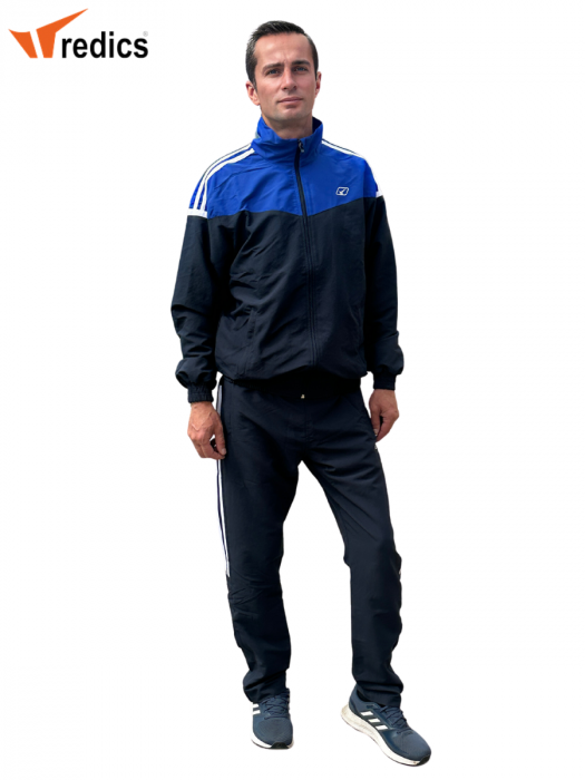 Trening REDICS pentru barbati din foita, 2 piese,  Tracksuit 210006 bleomarin cu albastru [3]
