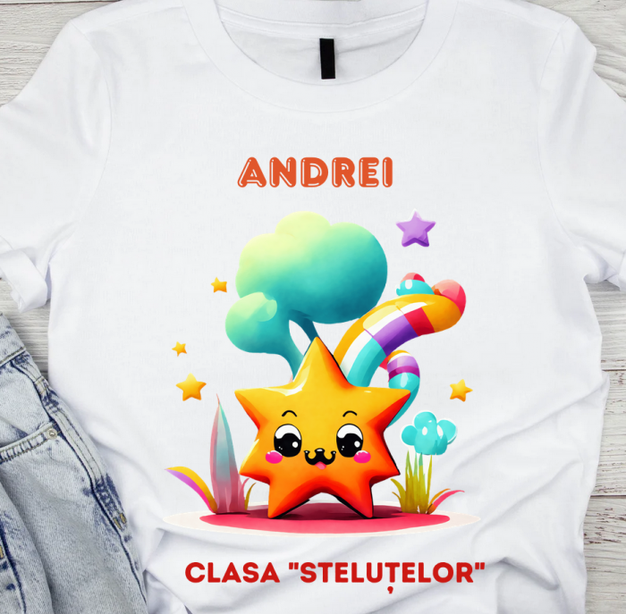 Tricou absolvire Clasa stelutelor pentru  educatoare, elevi clasa 4 sau gradinita ABS10891 [1]