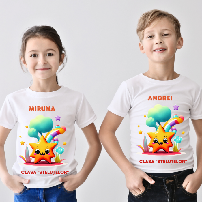 Tricou absolvire Clasa stelutelor pentru  educatoare, elevi clasa 4 sau gradinita ABS10891 [2]