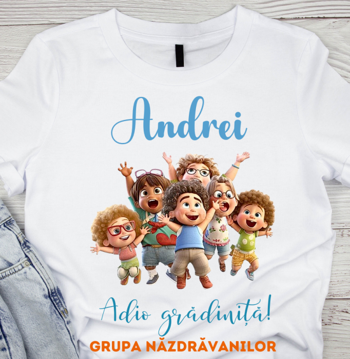 Tricou absolvire Grupa nazdravanilor pentru  educatoare, elevi clasa 4 sau gradinita ABS10906 [1]