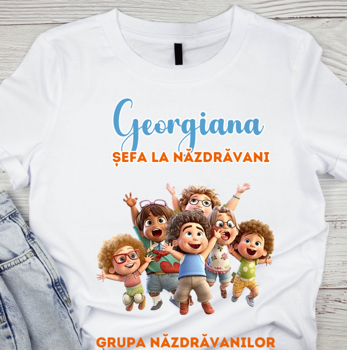 Tricou absolvire Grupa nazdravanilor pentru  educatoare, elevi clasa 4 sau gradinita ABS10906 [2]