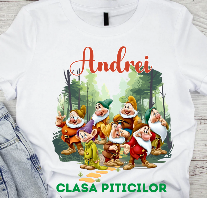 Tricou absolvire Clasa piticilor pentru  educatoare, elevi clasa 4 sau gradinita ABS10899 [1]