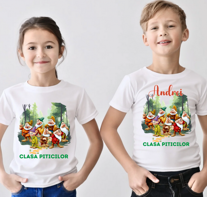 Tricou absolvire Clasa piticilor pentru  educatoare, elevi clasa 4 sau gradinita ABS10899 [2]