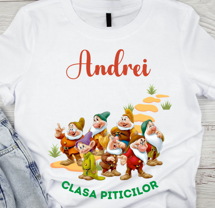 Tricou absolvire Clasa piticilor pentru  educatoare, elevi clasa 4 sau gradinita ABS10900 [2]