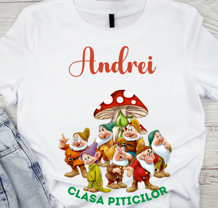 Tricou absolvire Clasa piticilor pentru  educatoare, elevi clasa 4 sau gradinita ABS10903 [1]