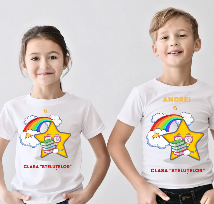 Tricou absolvire Clasa stelutelor pentru  educatoare, elevi clasa 4 sau gradinita ABS10892 [2]