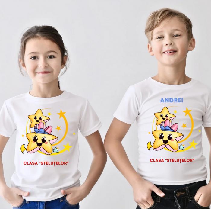 Tricou absolvire Clasa stelutelor pentru  educatoare, elevi clasa 4 sau gradinita ABS10893 [2]
