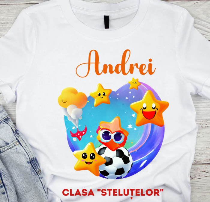 Tricou absolvire Clasa stelutelor pentru  educatoare, elevi clasa 4 sau gradinita ABS10894 [2]