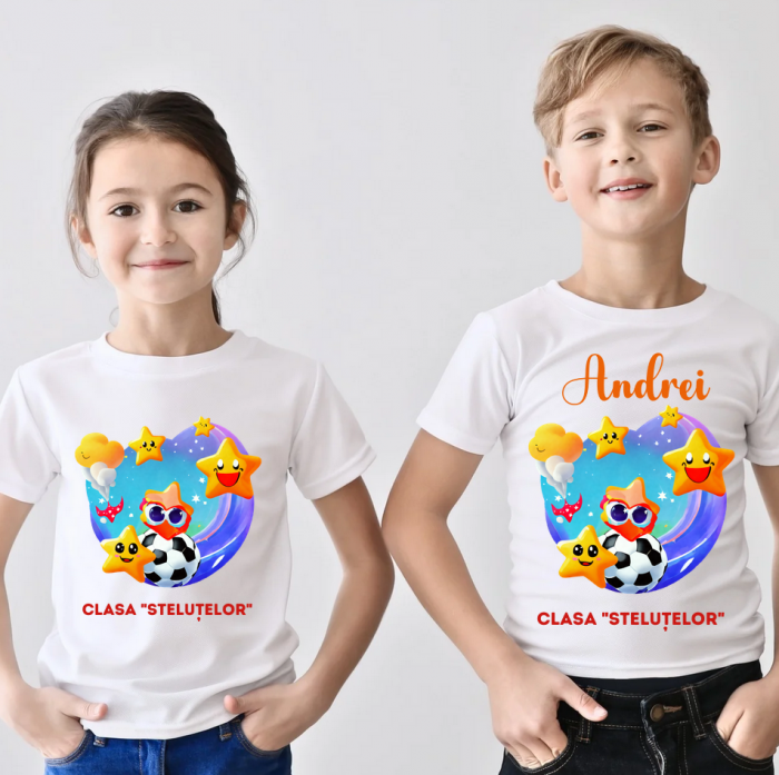 Tricou absolvire Clasa stelutelor pentru  educatoare, elevi clasa 4 sau gradinita ABS10894 [1]