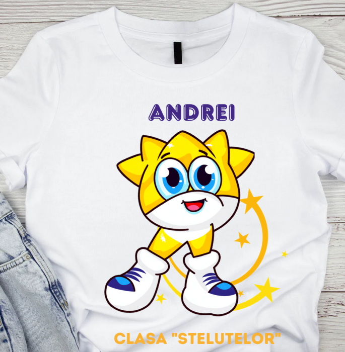 Tricou absolvire Clasa stelutelor pentru  educatoare, elevi clasa 4 sau gradinita ABS10895 [1]