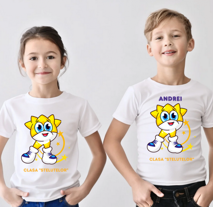 Tricou absolvire Clasa stelutelor pentru  educatoare, elevi clasa 4 sau gradinita ABS10895 [2]