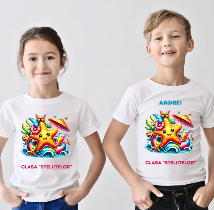 Tricou absolvire Clasa stelutelor pentru  educatoare, elevi clasa 4 sau gradinita ABS10897 [2]