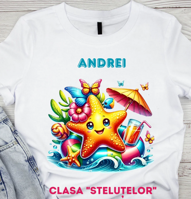 Tricou absolvire Clasa stelutelor pentru  educatoare, elevi clasa 4 sau gradinita ABS10897 [1]
