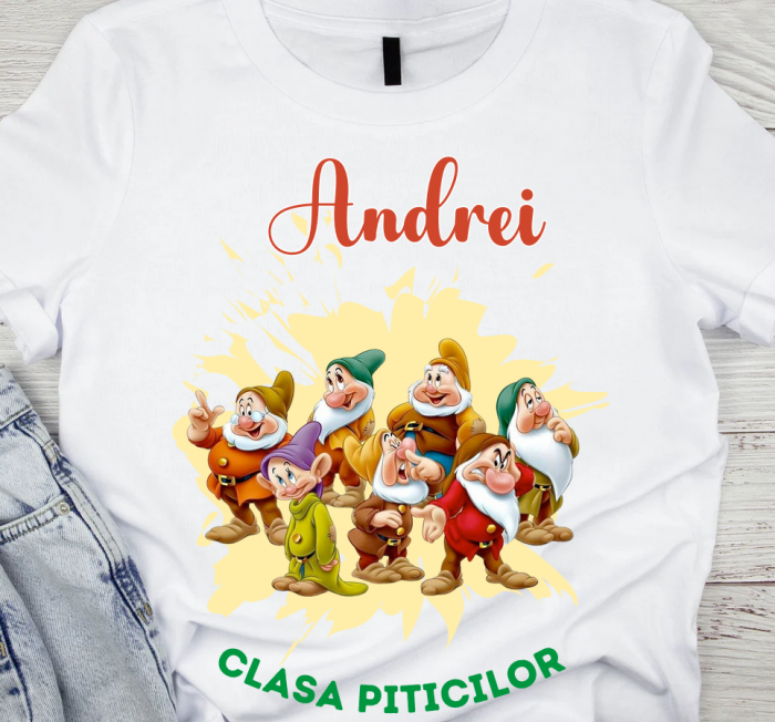 Tricou absolvire Clasa piticilor pentru  educatoare, elevi clasa 4 sau gradinita ABS10898 [1]