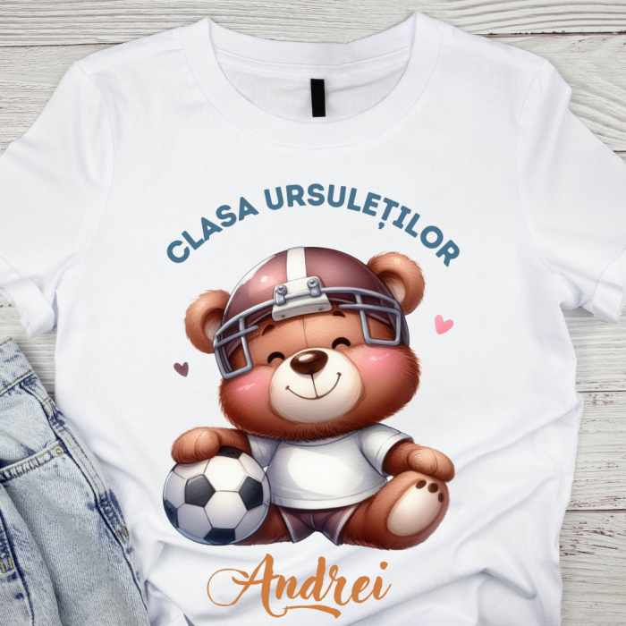 Tricou absolvire Clasa ursuletilor pentru elevi clasa 4 sau gradinita ABS1074 [1]