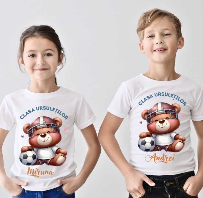Tricou absolvire Clasa ursuletilor pentru elevi clasa 4 sau gradinita ABS1074 [2]