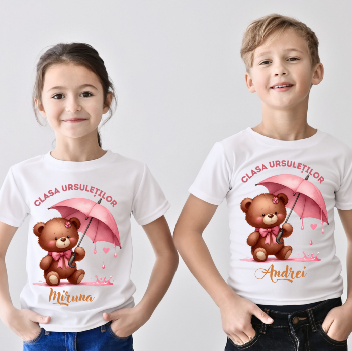 Tricou absolvire Clasa ursuletilor pentru elevi clasa 4 sau gradinita ABS1076 [2]