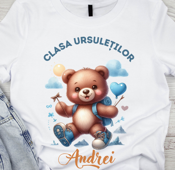 Tricou absolvire Clasa ursuletilor pentru elevi clasa 4 sau gradinita ABS1079 [2]