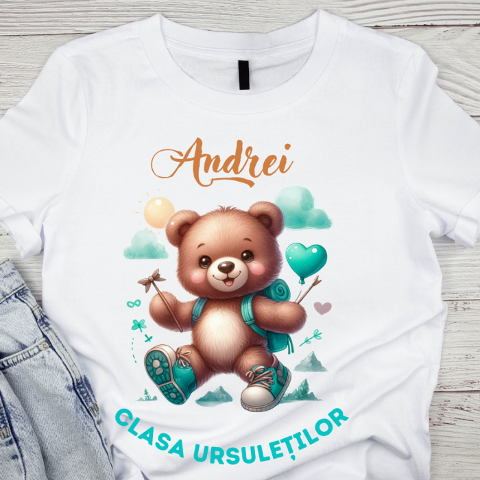Tricou absolvire Clasa ursuletilor pentru elevi clasa 4 sau gradinita ABS1079 [1]