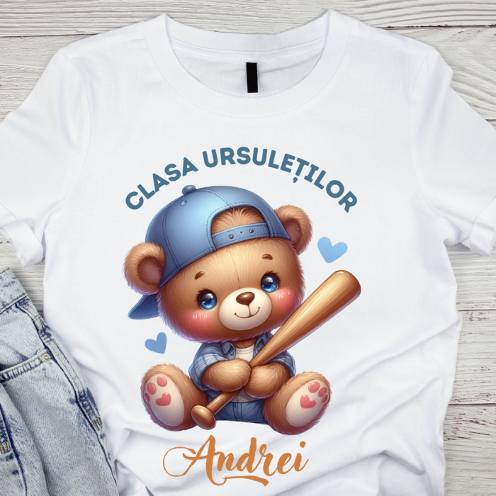 Tricou absolvire Clasa ursuletilor pentru elevi clasa 4 sau gradinita ABS1080 [1]