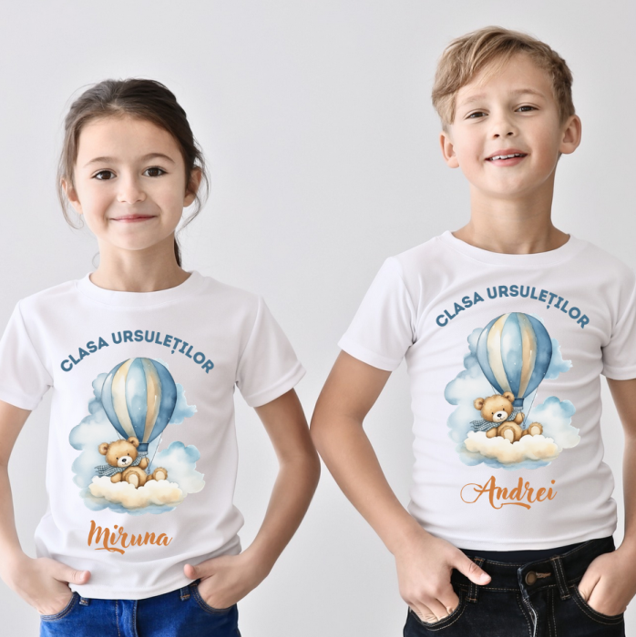 Tricou absolvire Clasa ursuletilor pentru elevi clasa 4 sau gradinita ABS1073 [2]