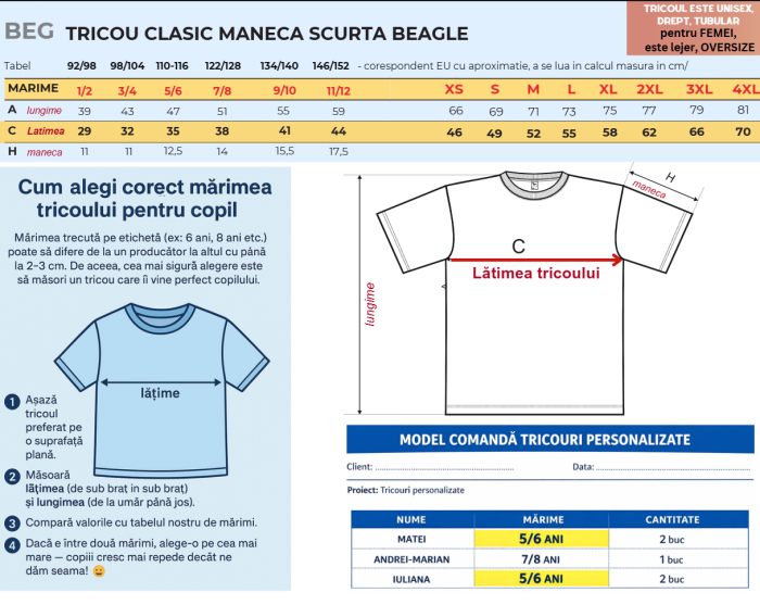 Tricou absolvire elevi clasa 4 sau gradinita Clasa Floricelelor [4]