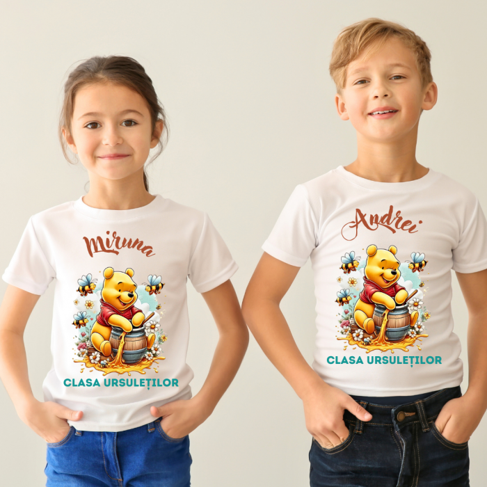 Tricou absolvire elevi clasa 4 sau gradinita Clasa ursuletilor cu text sau poze ABS1056 [2]