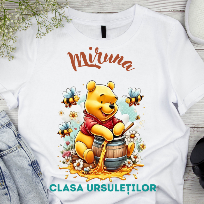 Tricou absolvire elevi clasa 4 sau gradinita Clasa ursuletilor cu text sau poze ABS1056 [1]