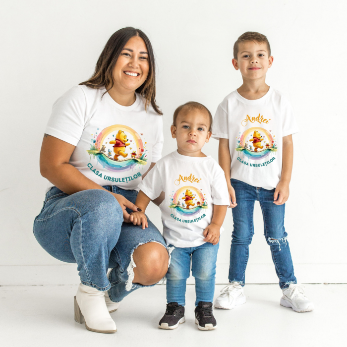 Tricou absolvire elevi clasa 4 sau gradinita Clasa ursuletilor cu text sau poze ABS1057 [2]