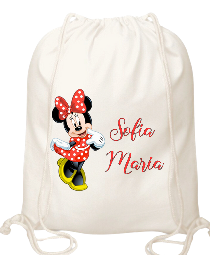 Set promotional Back to school prima zi de gradinita scoala din bumbac model Minnie  ABS334 [3]