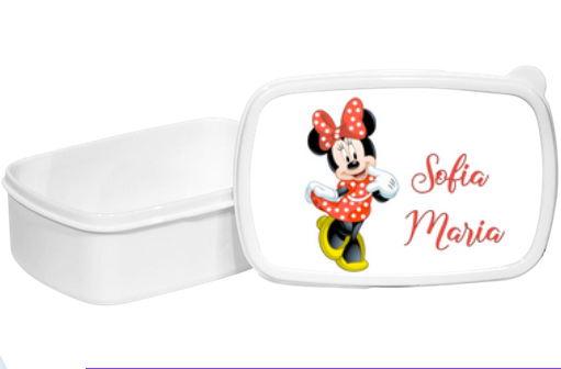 Set promotional Back to school prima zi de gradinita scoala din bumbac model Minnie  ABS334 [2]