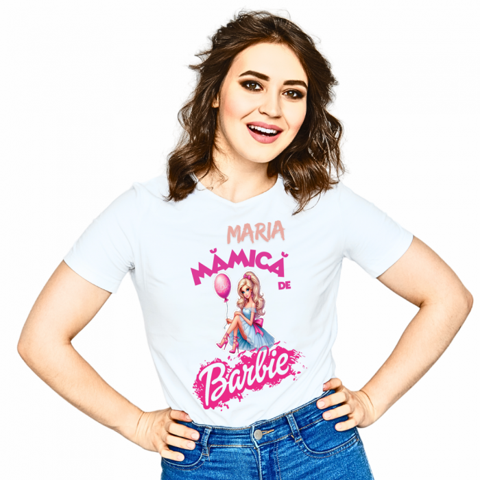 Tricou aniversar personalizat  adulti mamica de BARBIE TAN1014 [1]