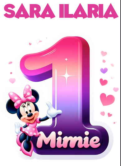 Tricou aniversar personalizat cu Minnie Mouse  TAMM1012.2 [3]