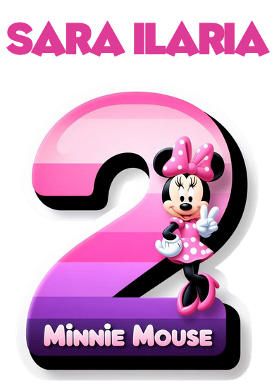 Tricou aniversar personalizat cu Minnie Mouse  TAMM1012.4 [3]