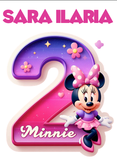 Tricou aniversar personalizat cu Minnie Mouse  TAMM1012.5 [3]