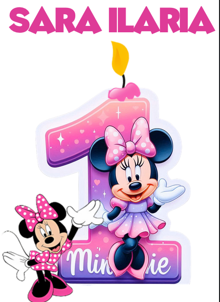 Tricou aniversar personalizat cu Minnie Mouse  TAMM1012.1 [3]