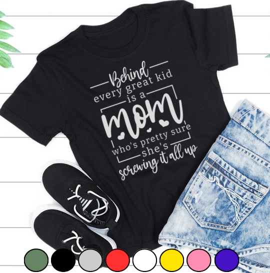 Tricou bumbac model Behind i kid personalizat cu nume  sau poza preferata TC5056 [5]