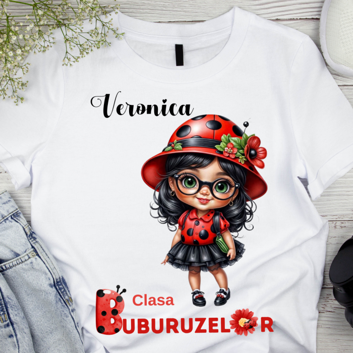 Tricou Clasa buburuzelor  elevi clasa 4 sau gradinita  ABS1068.2 [1]