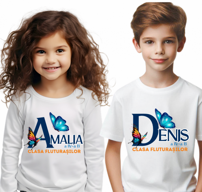 Tricou Clasa fluturasilor pentru scoala sau gradinita  ABS1108 [2]