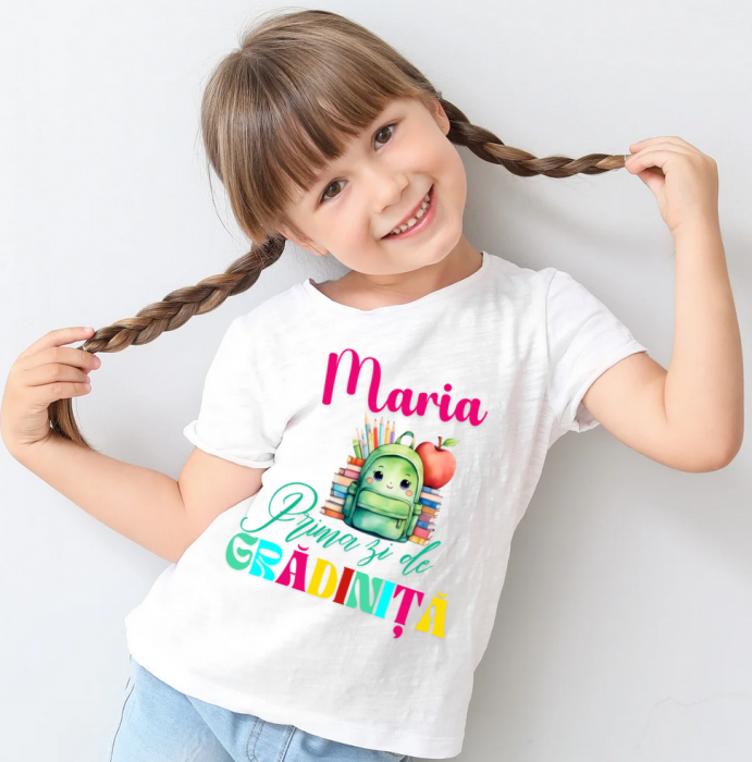 Tricou copii Back to school prima zi de gradinita ABS11213 [1]