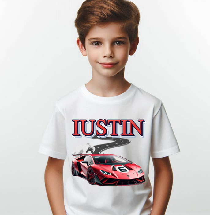 Tricou cu Lamborghini cu Cifră Aniversară Official Lamborghini Fan| Cadou Personalizat e-CADOU [2]