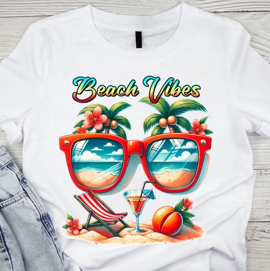 Tricou copii sau adulti din bumbac model SUMMER vibe personalizat cu nume  sau poza preferata TC5055 [1]