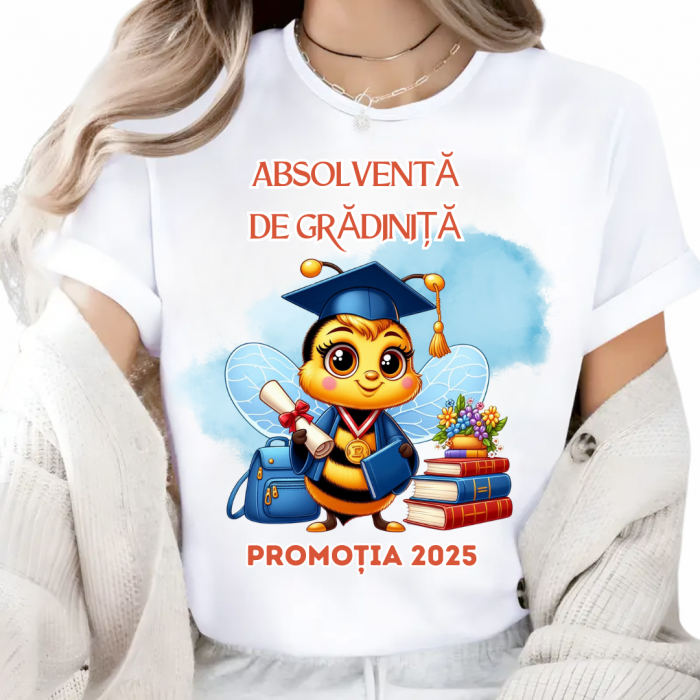 Tricou personalizat absolvire Clasa albintelor cu text sau poze ABS2002 [3]