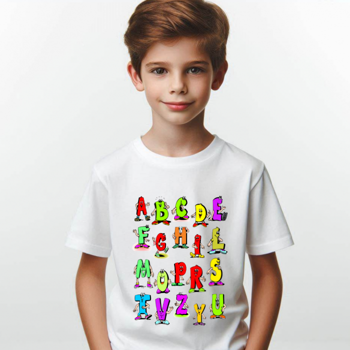 Tricou personalizat absolvire cu Literele alfabetului ABC1001 [2]